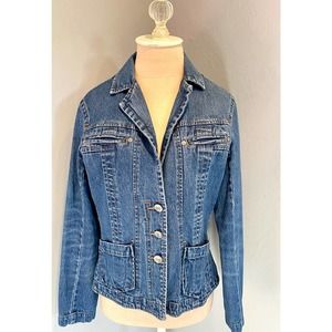 Woman’s Vintage 90’s Bill Blass Denim Button Up Jean Jacket Small